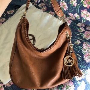 Michael Kors Leather Hobo Bag